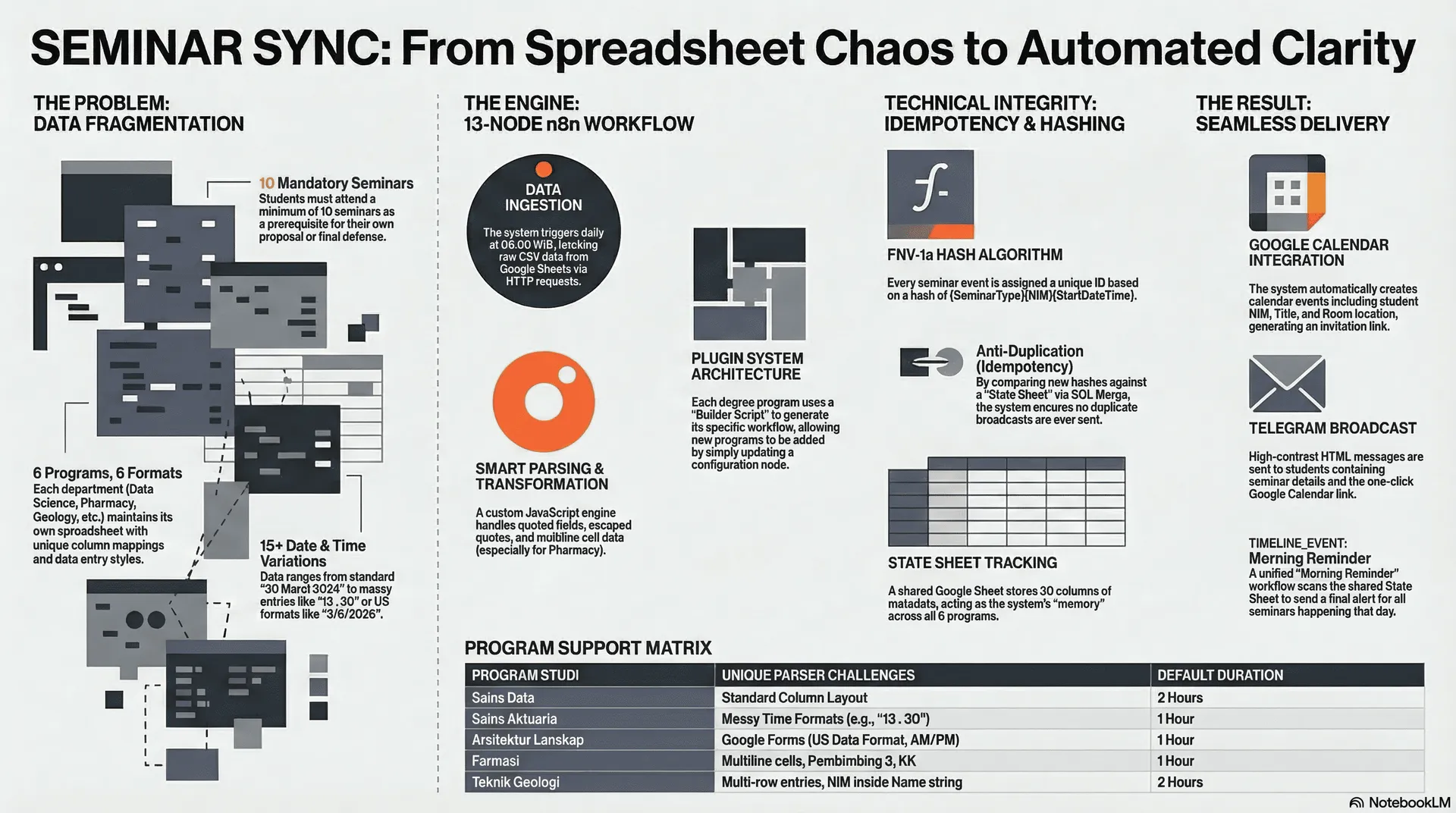 Ending the "Seminar Drama": How I Automated Schedule Alerts for 6 Majors