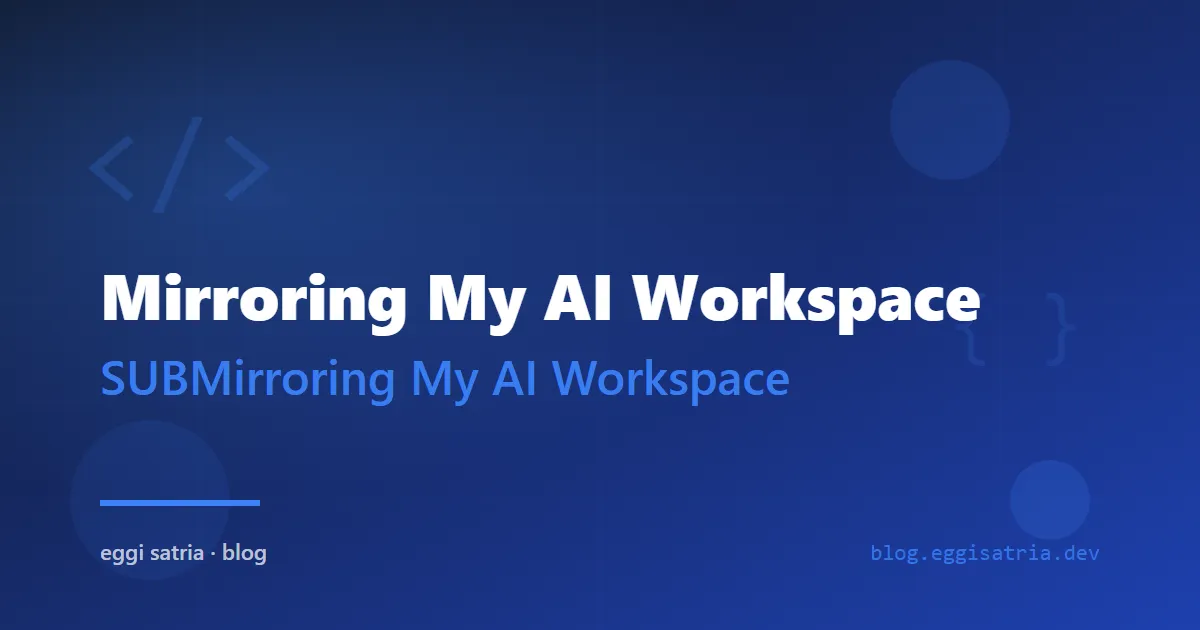 Mirroring My AI Workspace to a 1GB VPS: A Weekend Migration