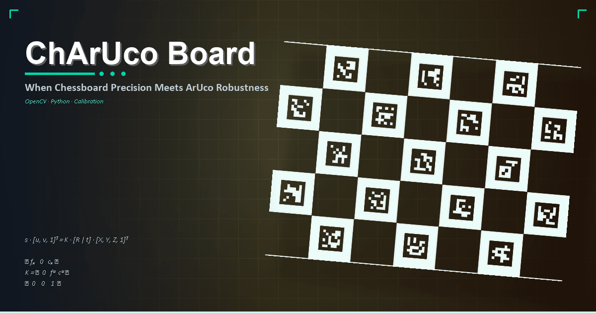ChArUco Board: When Chessboard Precision Meets ArUco Robustness